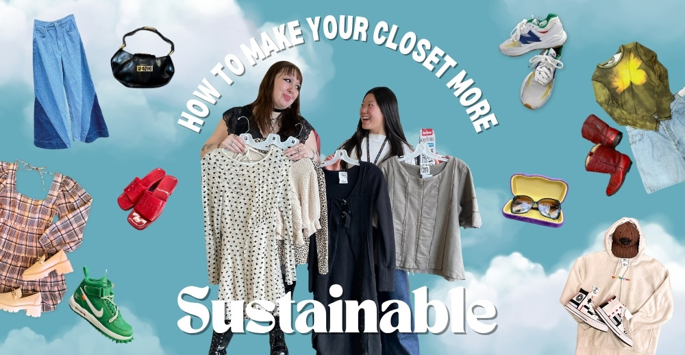 employes and clothes on a cloud background