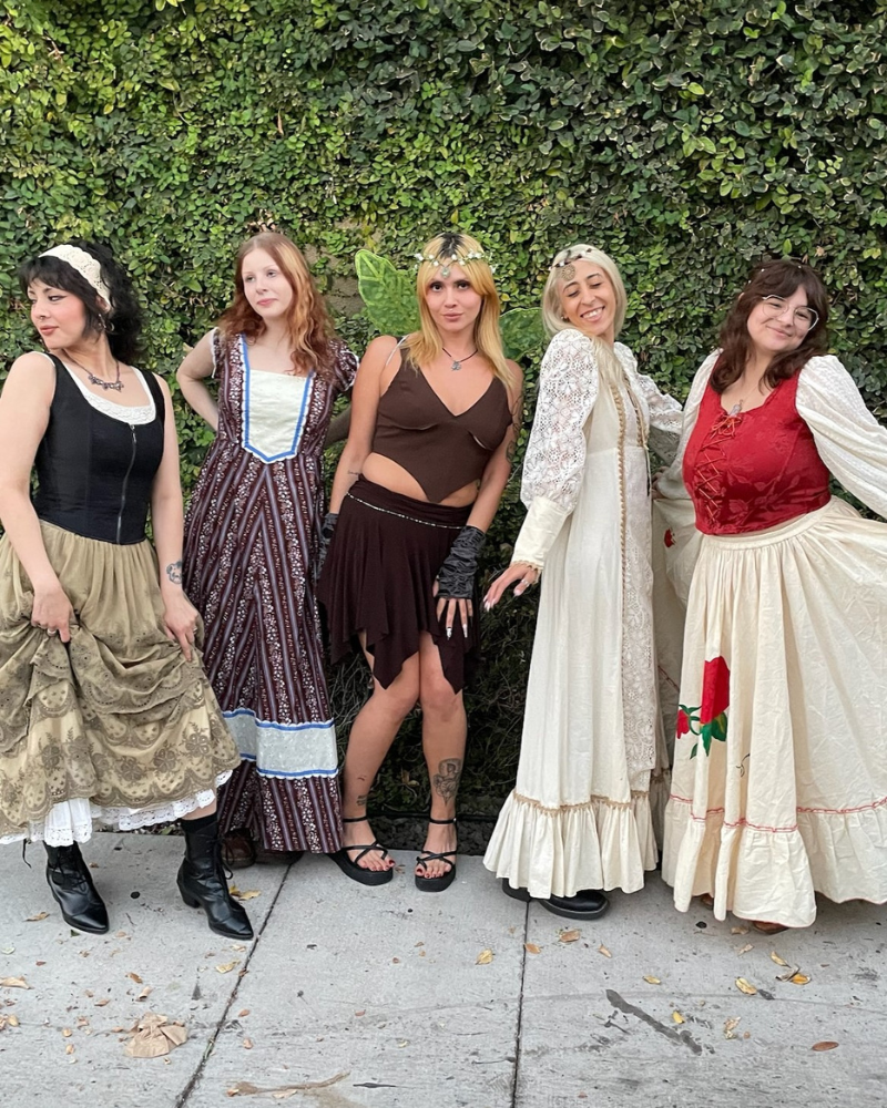 Renaissance Faire fairies and maidens group Halloween costume